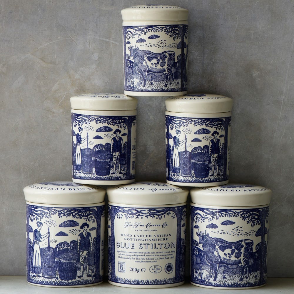 The Fine Cheese Co. Ceramic Stilton Pot