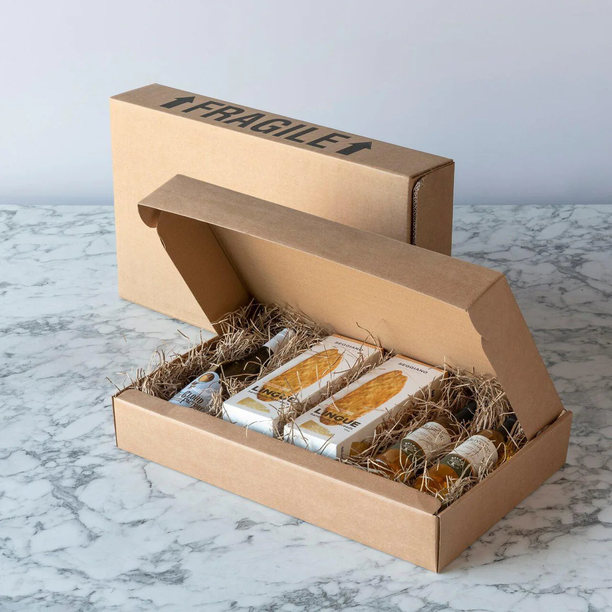 6 Bottle Black Gift Box