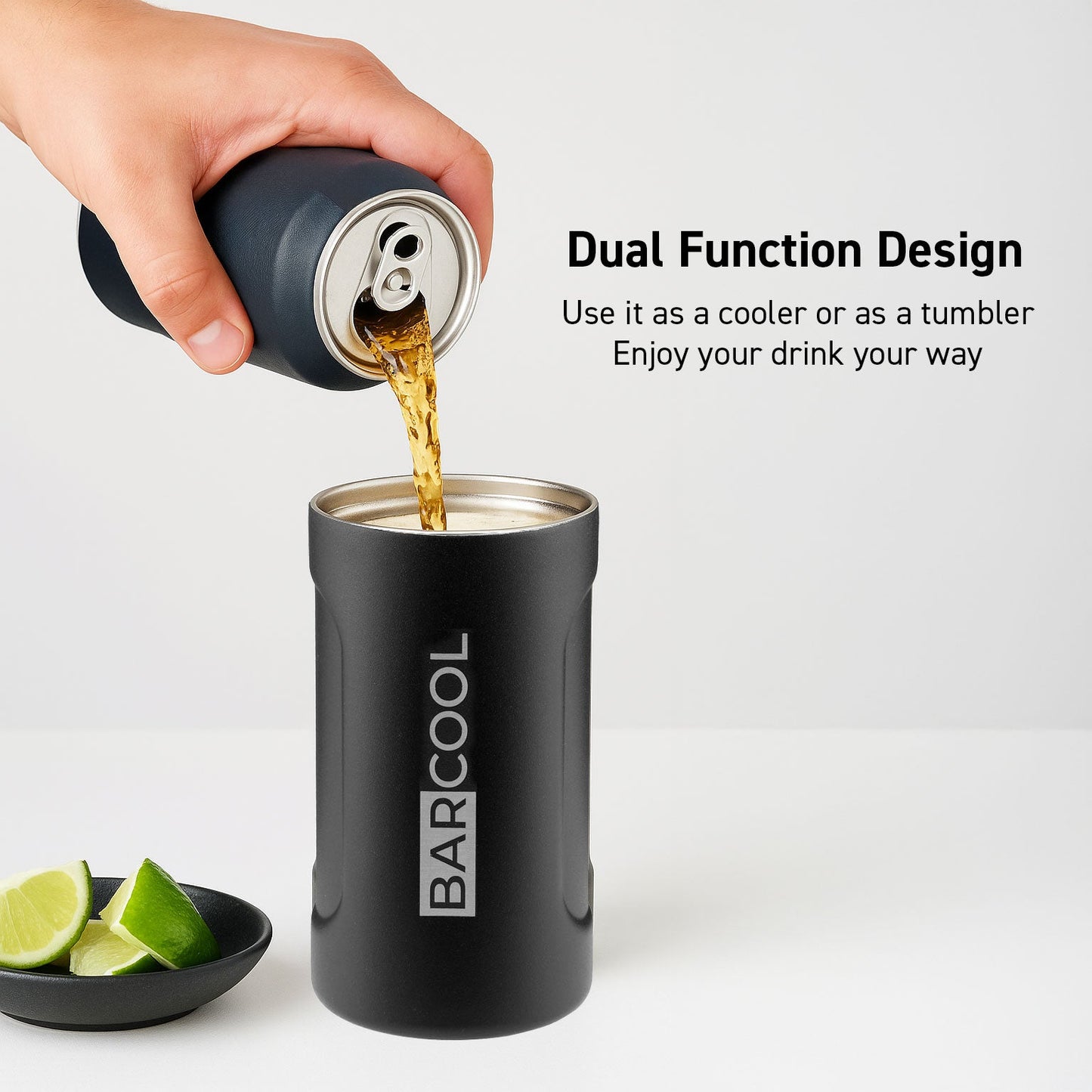 Barcool Insulated Beer Cooler and Tumbler with Opener